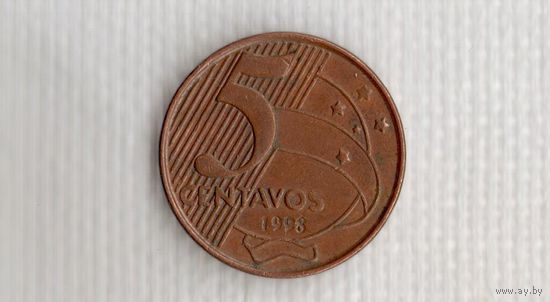 Бразилия 5 сентаво 1998