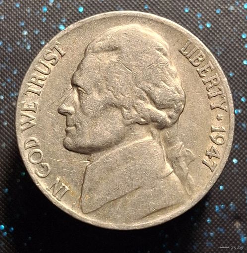 5 центов, США 1947 S  распродажа коллекции