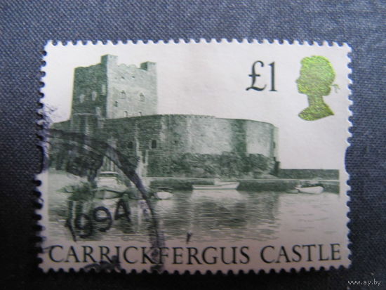 Марки Великобритании. Лето, Кауз (Mi:GB 1531); Долвиддалан, Уэльс (Mi:GB 1507); Замок Кэррикфергус (Mi:GB 1396IIw)