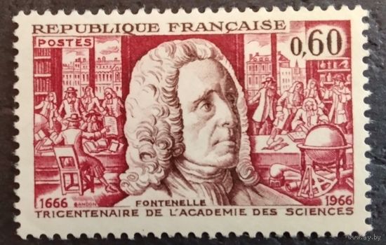 Франция. 1966г. Mi1548**. 300 лет Академии наук Франции.