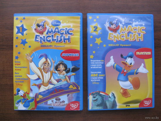 2 DVD диска обучения английскому языку лотом