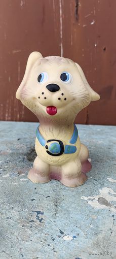 Резиновая игрушка "Собака", СССР