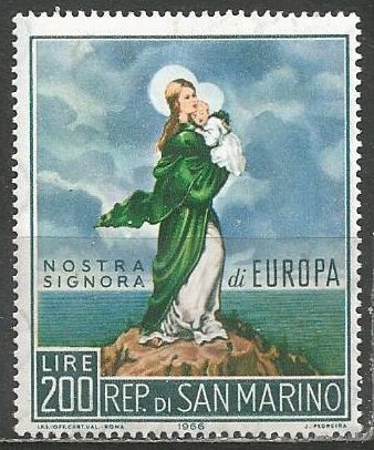 Сан-Марино. Марка по программе "Европа". 1966г. Mi#879.
