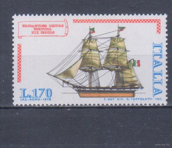 [1098] Италия 1978. Корабли.Парусники. MNH