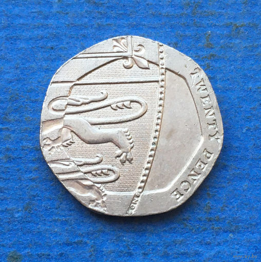 Великобритания 20 пенсов 2009