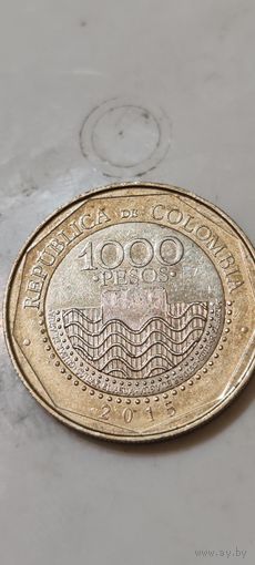 Колумбия 1000 песос 2015