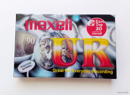Аудиокассета. MAXELL UR MTV. Новая. В упаковке #006