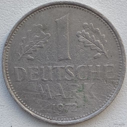 Германия 1 марка 1972 г. F