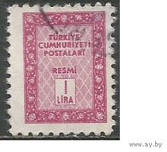 Турция. Орнамент. Доплатная марка. 1960г. Mi#74.