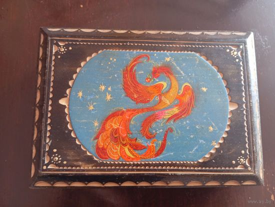 Шкатулка СССР , Жар -  птица .