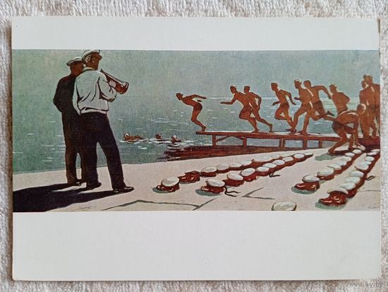 Флот. Тагиров. Купание матросов