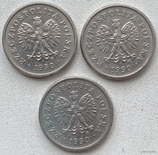 Польша 10 грошей 1990 г. Цена за 1 шт.