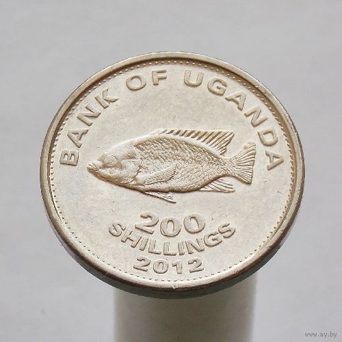 Уганда 200 шиллингов 2012