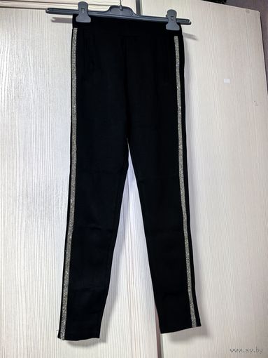Джеггинсы с лампасами из страз, р.134. Новые