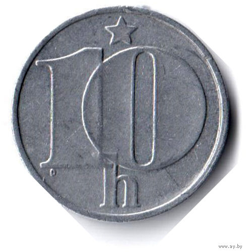 Чехословакия. 10 геллеров. 1978 г.
