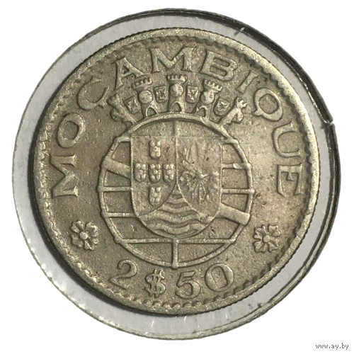 Мозамбик 2,5 эскудо, 1965 (холдер)