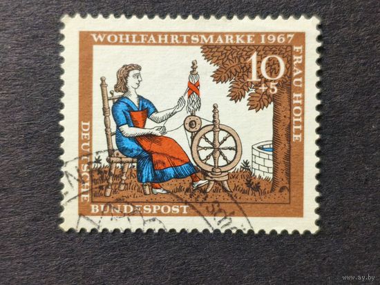 Германия 1967. Благотворительные почтовые марки - Сказки