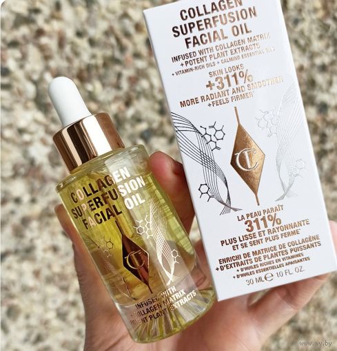 Полноразмерное масло для лица Charlotte Tilbury Collagen Superfusion Facial Oil 30 ml