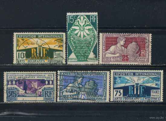Франция 1924-5 Международная выставка искусства в Париже Полная #210-5