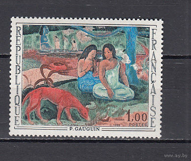 Живопись. Франция 1968. 1 марка. Michel N 1635 (0,8 е).