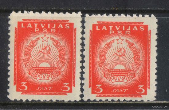 Латвия ССР 1940 Герб Стандарт #294**