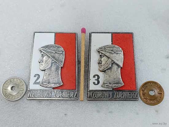 Знаки ПНР. Отличный солдат, 3 класс. тяжёлые, винт. остался 3 класс