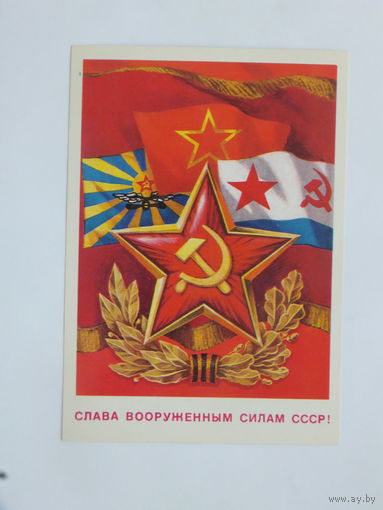 Бочкарев слава вооруженным силам   1978 10х15 см