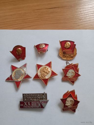 Значки влксм