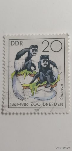 ГДР 1986. 125 лет Дрезденскому зоопарку
