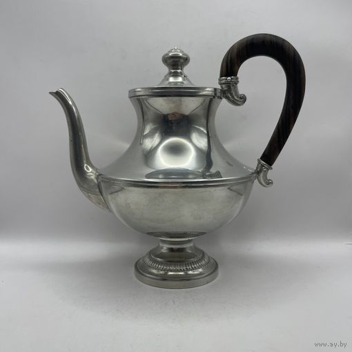 Чайник/кофейник оловянный Ар-деко (0,75 л). Франция. 3751