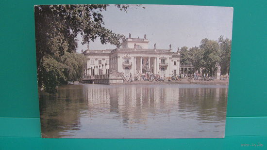 Открытка "Варшава. Дворец на острове", Польша.