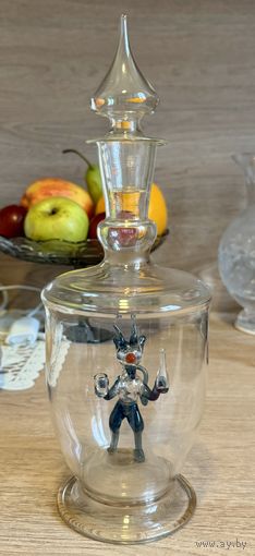 Редкий графин чертик СССР вторая половина 20 века