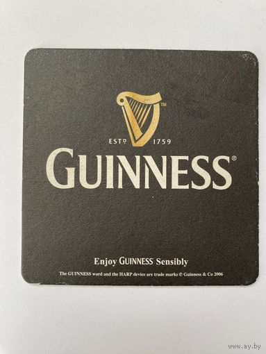 Подставка под пиво Guinness No 9
