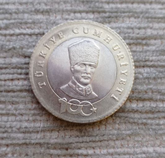 Werty71 Турция 5 лир 2023 100 лет со дня основания Республики