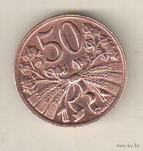Чехословакия 50 геллер 1947
