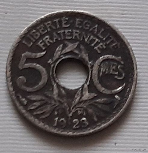 5 сантимов 1923 г. Франция