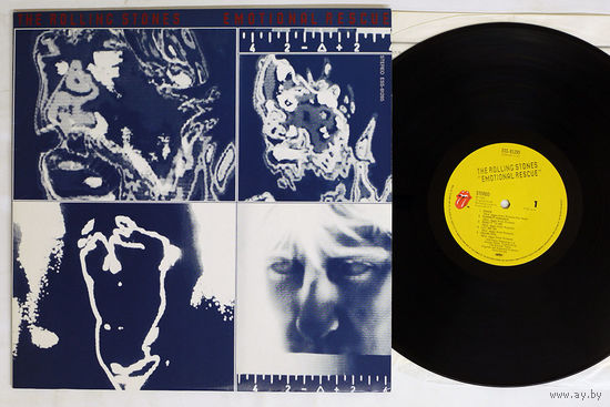 THE ROLLING STONES - Emotional Resque (JAPAN винил LP 1980 ОГРОМНЫЙ ПЛАКАТ и 2 ВСТАВКИ)