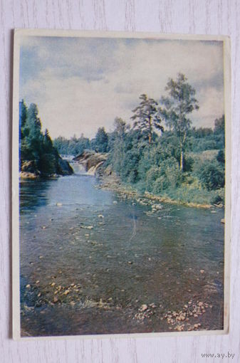 Природа. Водопад Кивач; 1956; чистая.