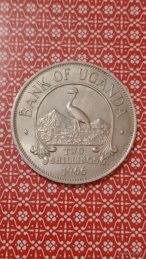 Уганда 2 шиллинга 1966