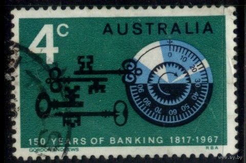 Австралия - 1967 [Mi. 386] Гашеная (AU08)