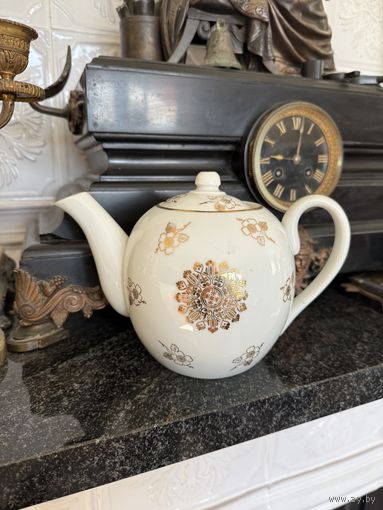 Редкий винтажный чайник Royal Dux Bohemia Чехословакия