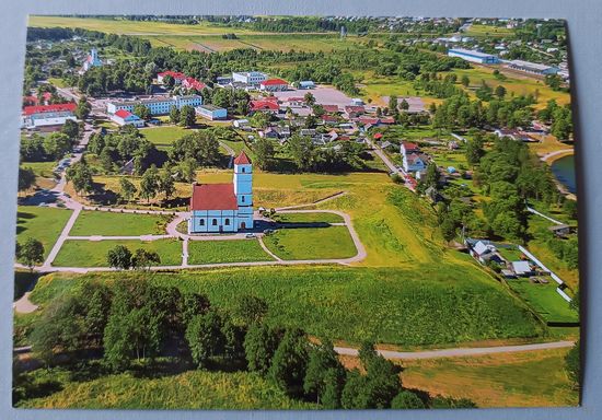 Спасо-Преображенская церковь в Заславле. Открытка, глянец