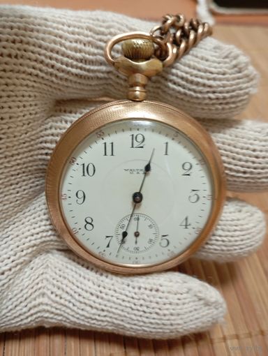 БОЛЬШИЕ КАРМАННЫЕ АНТИКВАРНЫЕ ЧАСЫ WALTHAM,U.S.A!ОТЛИЧНЫЕ,НА ХОДУ!