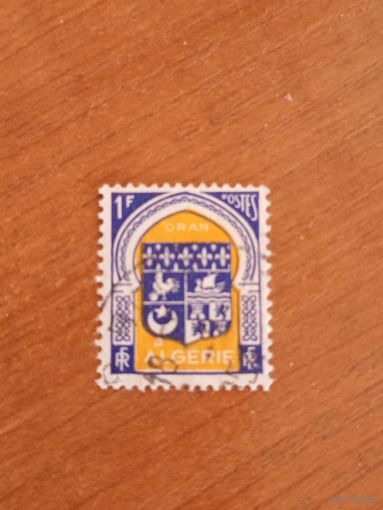 1947 французская колония Алжир герб (4-6)
