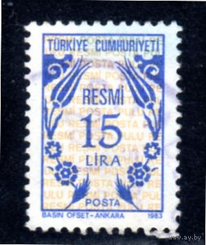 Турция. Ми-D70. Доплатная марка. 1983.