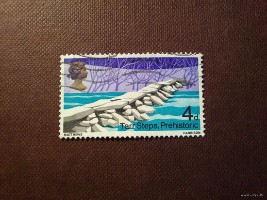 Великобритания 1968 г. Королева Елизавета II./14а/