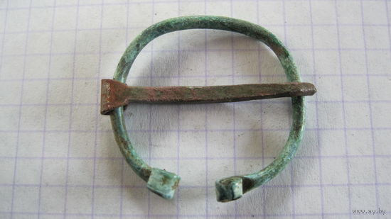Фибула. Бронза, литье.