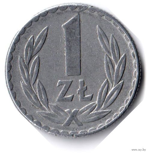 Польша. 1 злотый. 1976 г.