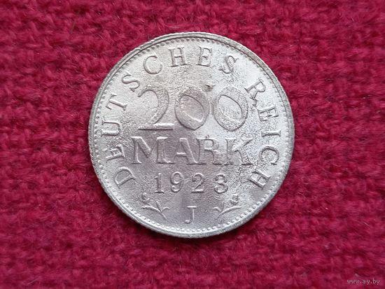 Германия 200 марок 1923 г. J
