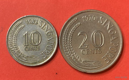 Сингапур, 2 монеты